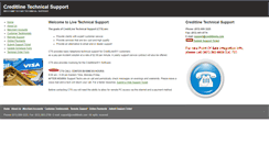 Desktop Screenshot of creditlinets.com