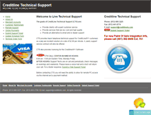 Tablet Screenshot of creditlinets.com